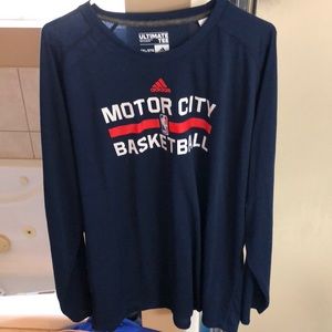 Adidas NBA Detroit Motor City long sleeve